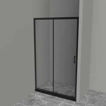 Душевая дверь 110 см BELBAGNO UNO-195-BF-1-110-C-NERO