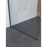 Душевая перегородка BELBAGNO UNO-L-1-TB-90-C-GM 900x2000 мм Оружейная сталь