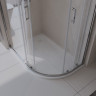 Душевой поддон из искусственного мрамора BELBAGNO TRAY-MR-UNO-RH-120/80-550-35-W-L-BO