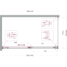Душевой уголок BELBAGNO SOFT_CLOSE-1-AH-1-140/80-C-Cr